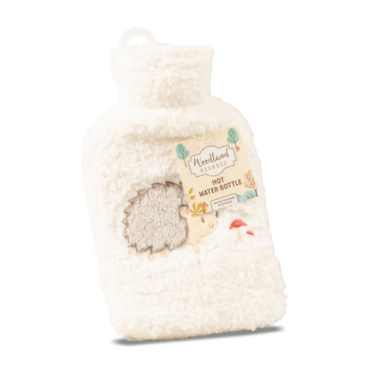 Hot Water Bottle with Soft Cover - White - DSL