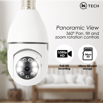 Smart 360° Home Bulb Security Camera - DSL