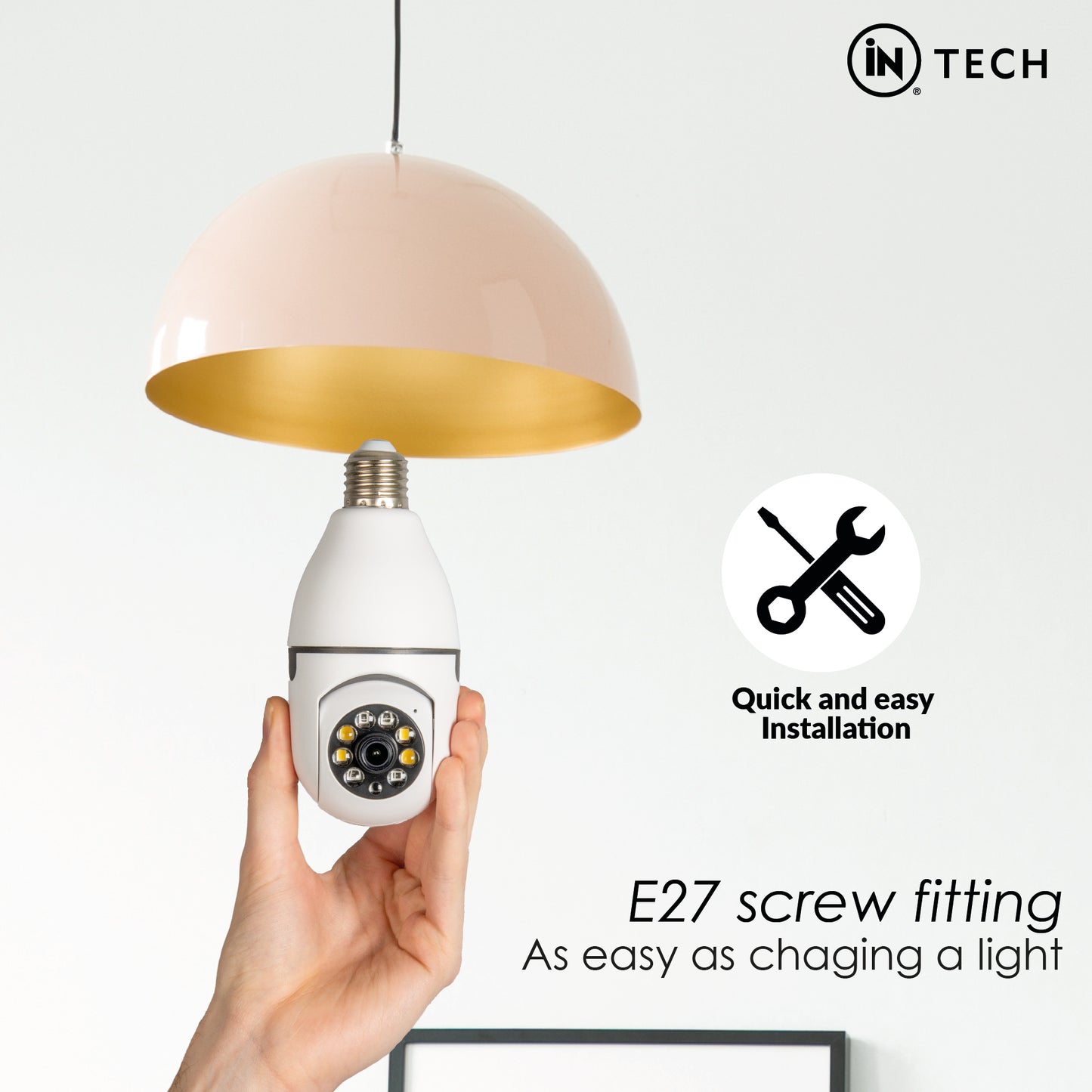 Smart 360° Home Bulb Security Camera - DSL