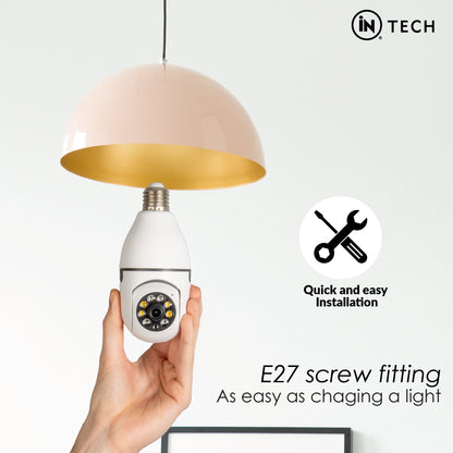 Smart 360° Home Bulb Security Camera - DSL