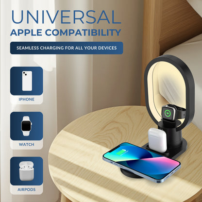 3-in-1 Wireless Charging Station for Apple Devices| Wireless Charger for Apple Watch & AirPods - DSL