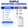 AeroDry Moisture Absorber 3 Pack, 500ml Disposable Dehumidifier Boxes