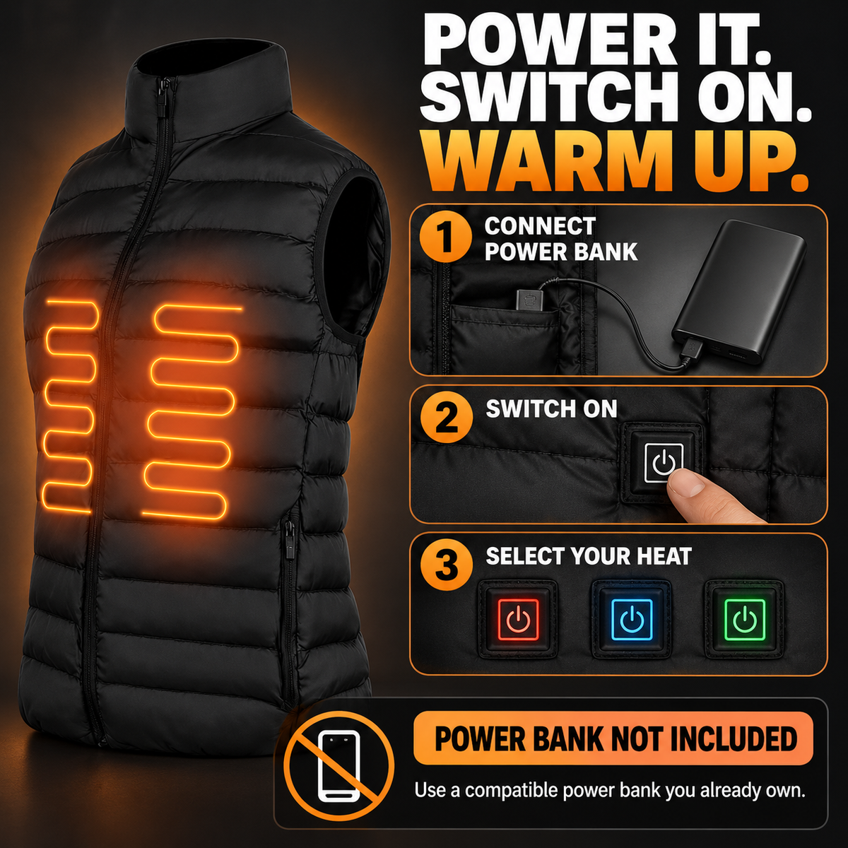 Heated Gilet for Men & Women - iN Style
