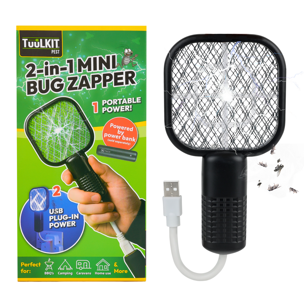 Mini Bug Zapper | 2 in 1 Mini Electric Bug Zapper | Camping Accessories - DSL
