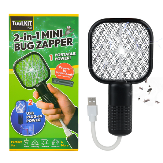 Mini Bug Zapper | 2 in 1 Mini Electric Bug Zapper | Camping Accessories - DSL