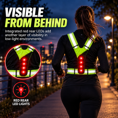 LED Strap 'n' Secure Hi Vis Lumivest - DSL