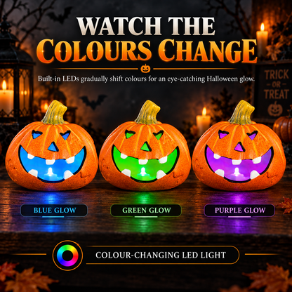 Halloween Decoration LED Pumpkin Head