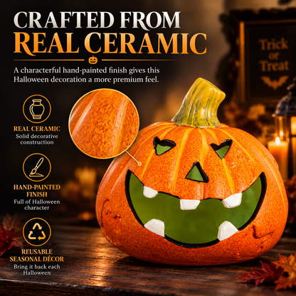 Halloween Decoration LED Pumpkin Head