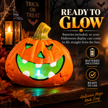Halloween Decoration LED Pumpkin Head