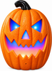 iN Halloween LED Pumpkin - Halloween Decoration - Colour Changing - Spooky Sounds - Motion Detection -Size 21.5x10x30cm