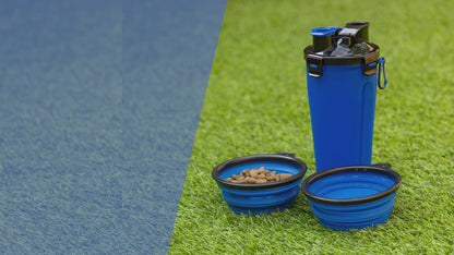 Pet Water Bottle and Food Container - PawPride