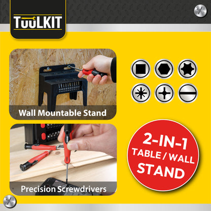 21 Piece Screwdriver Set | Magnetic Screwdrivers with Stand - DSL