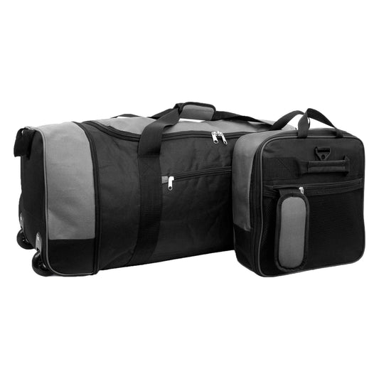 Large Travel Bag With Wheels (Grey) - iN Travel - DSL