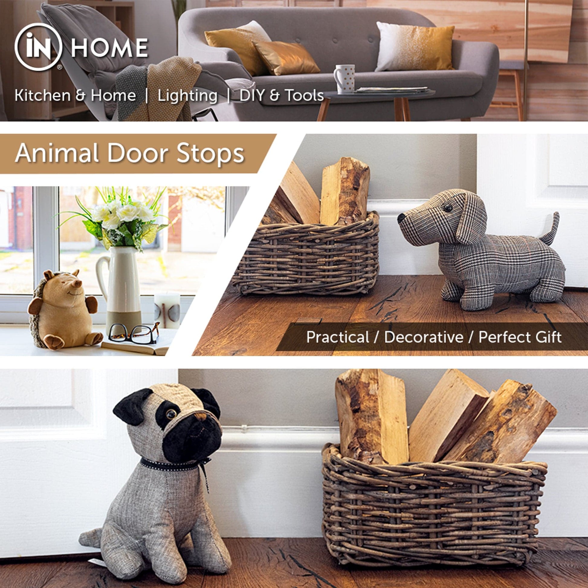 Animal Door Stop (Terrier) - iN Home - DSL