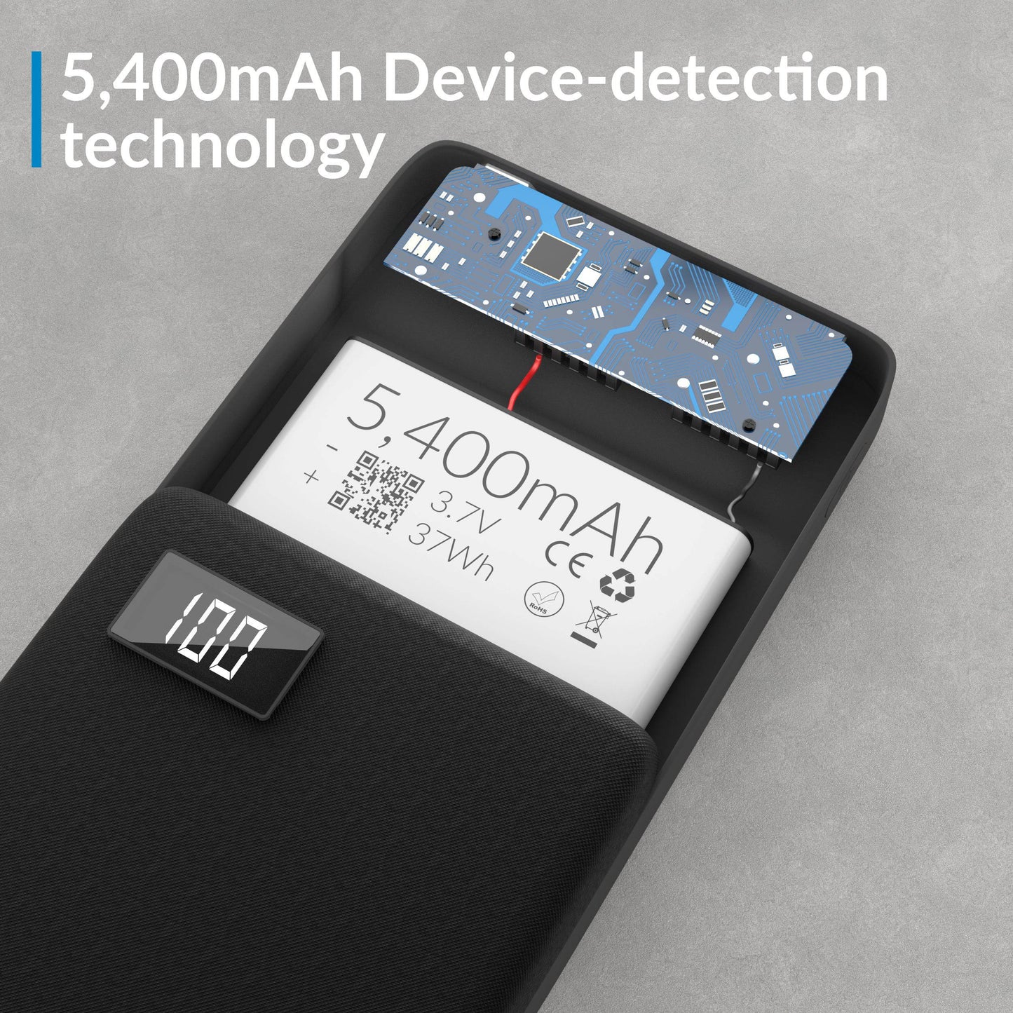 5,400 mAh Battery Power Bank - DSL