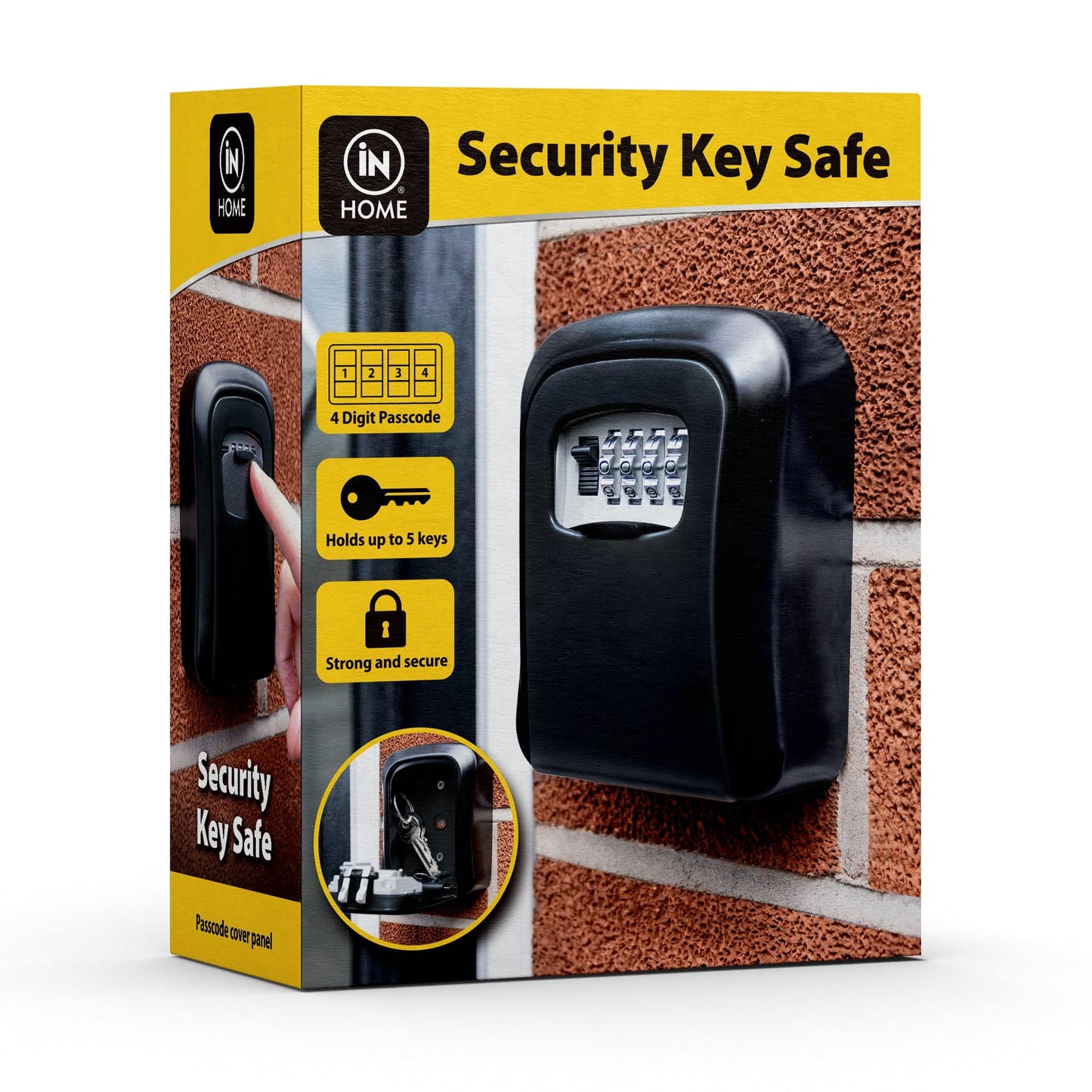 4 Digit Combination Security Key Safe - iN Home - DSL