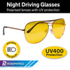 Night Driving Glasses with Anti Glare (Aviator) - DSL