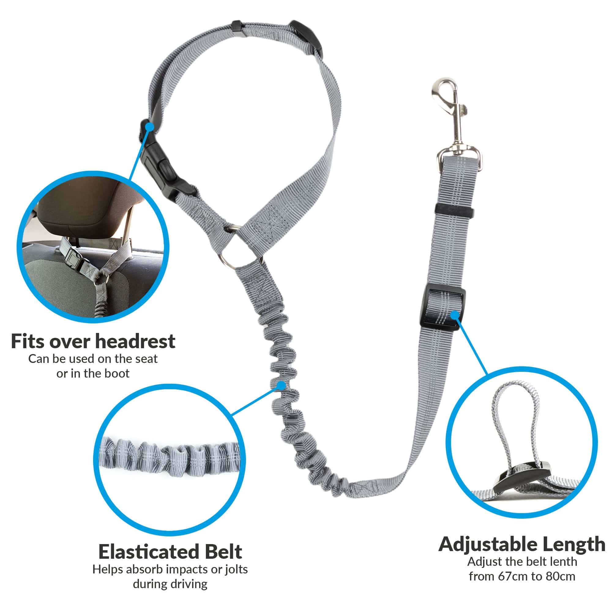 Multi-Purpose Pet Seat Belt - Pawpride - DSL