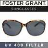 Sunglasses (Black/Red) - Foster Grant - DSL