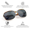 Sunglasses (Black/Red) - Foster Grant - DSL