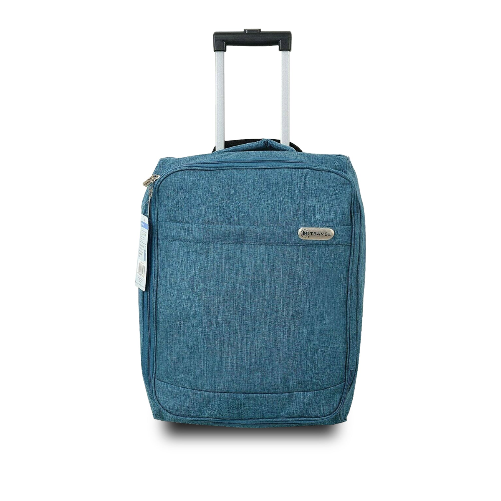 Travel Luggage Trolley with Extendable Handle on Wheels (Teal) – DSL