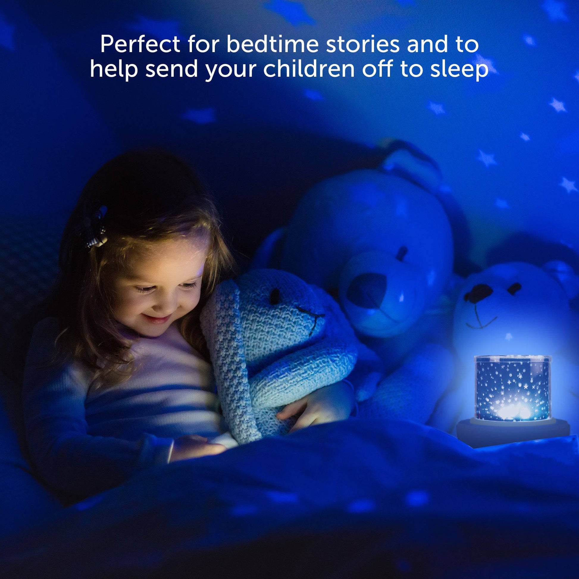 Kids 3 in 1 LED Night Light Projector - DSL