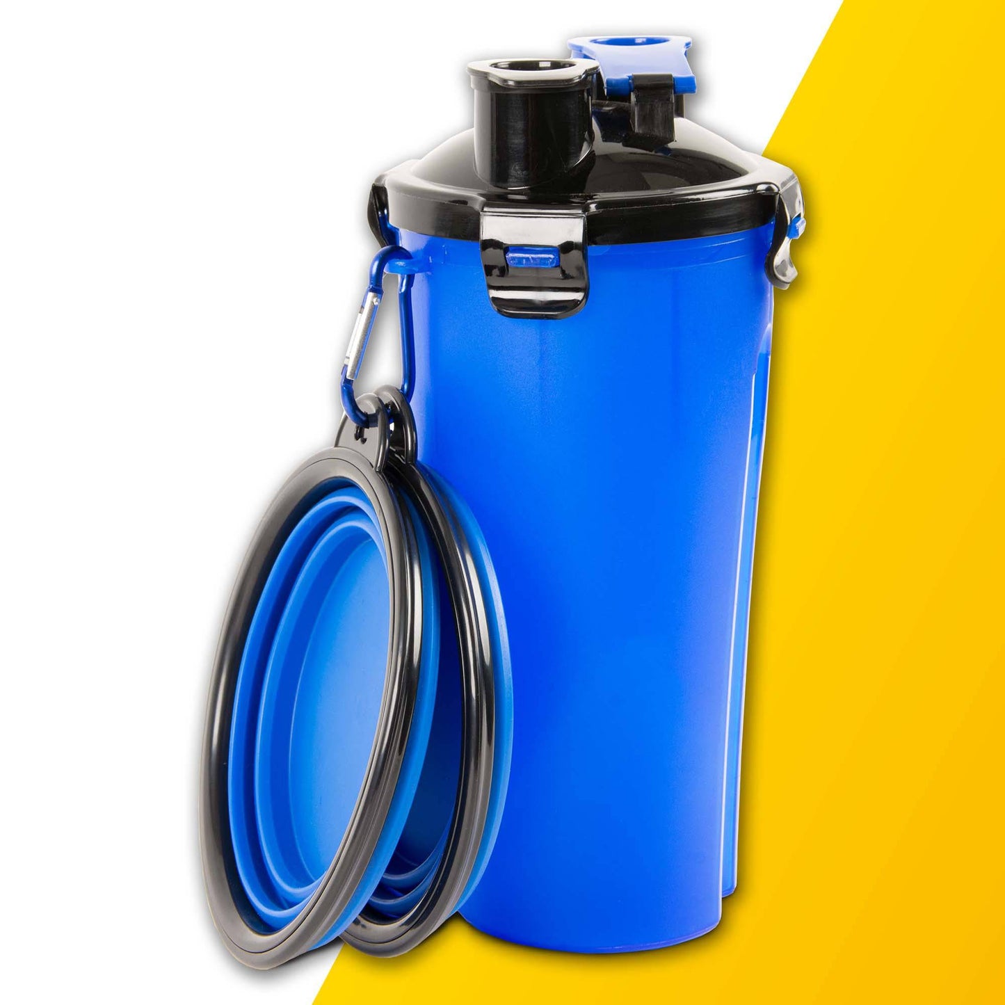2-in-1 Pet Water Bottle and Food Container - PawPride - DSL