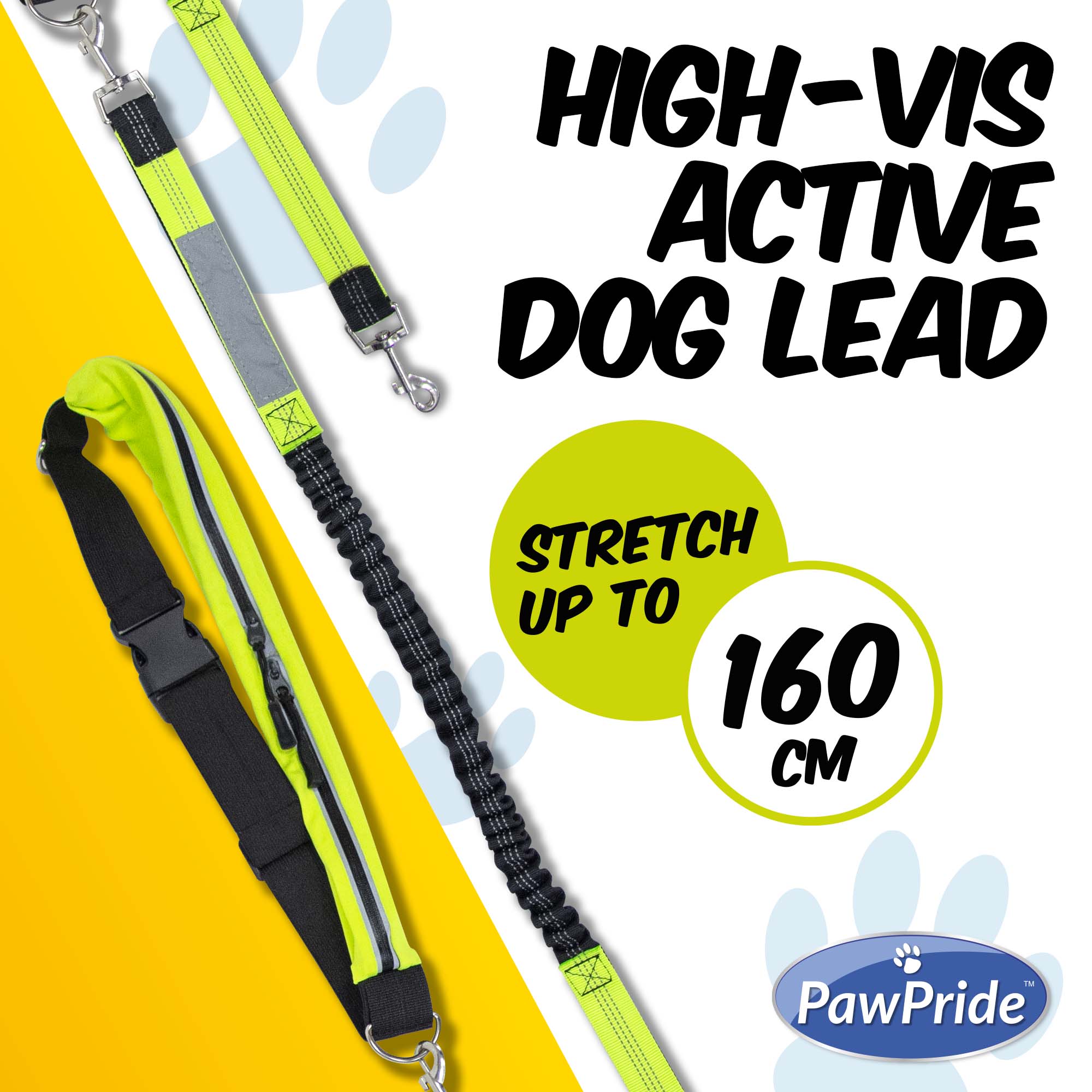 Hi-Vis Dog Lead - Pawpride - DSL