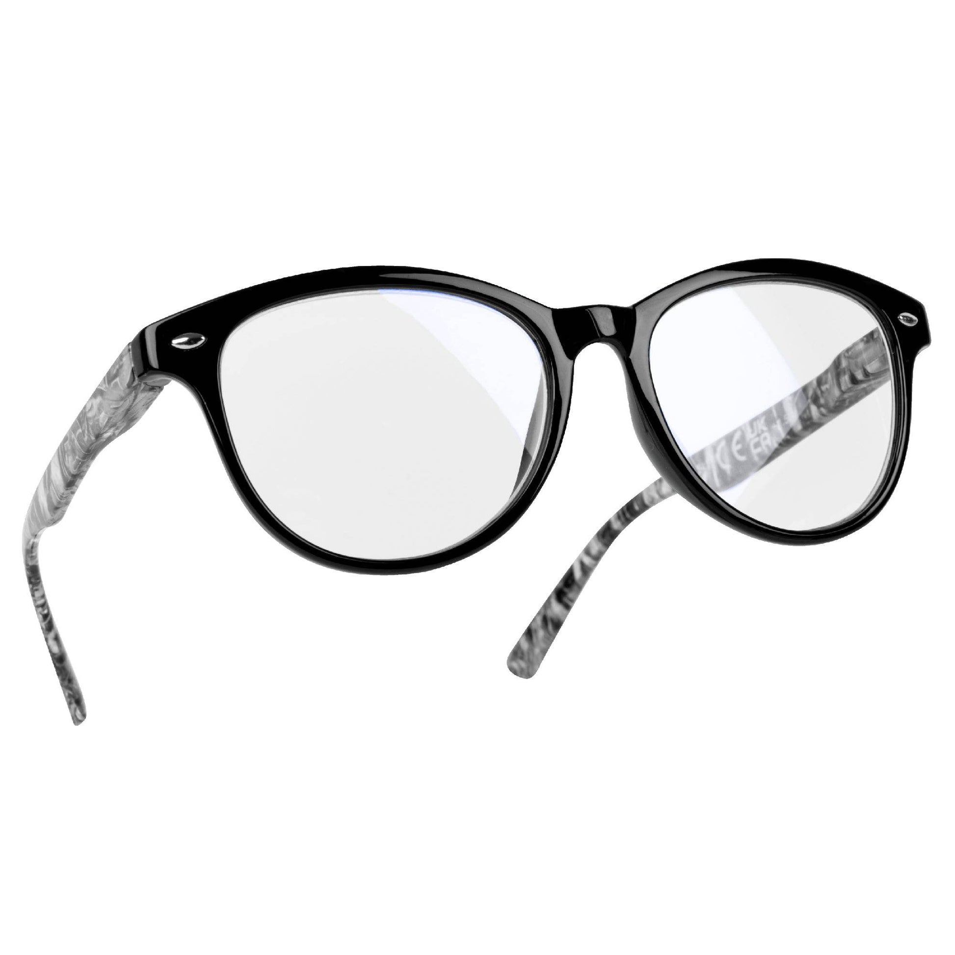 Reading Glasses Stylish Rounded Frame Blue Light