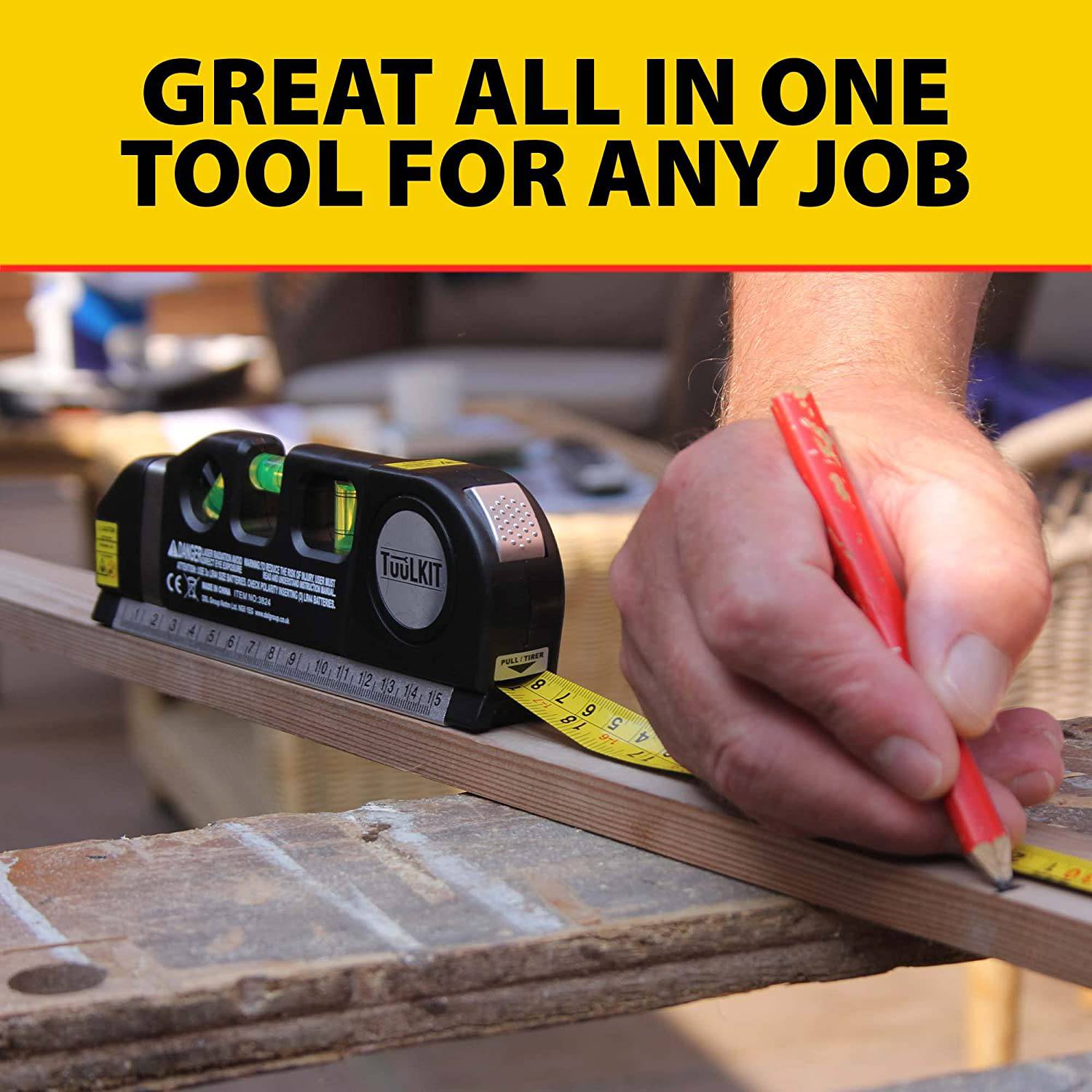 8-in-1 Multi-Purpose Laser Level - TuuLKIT - DSL