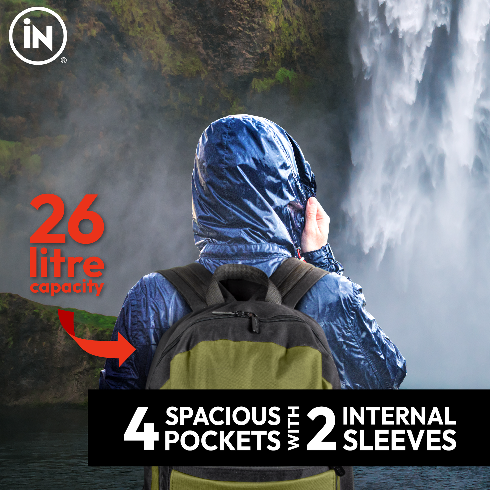 Waterproof Travel Backpack - iN Travel - DSL