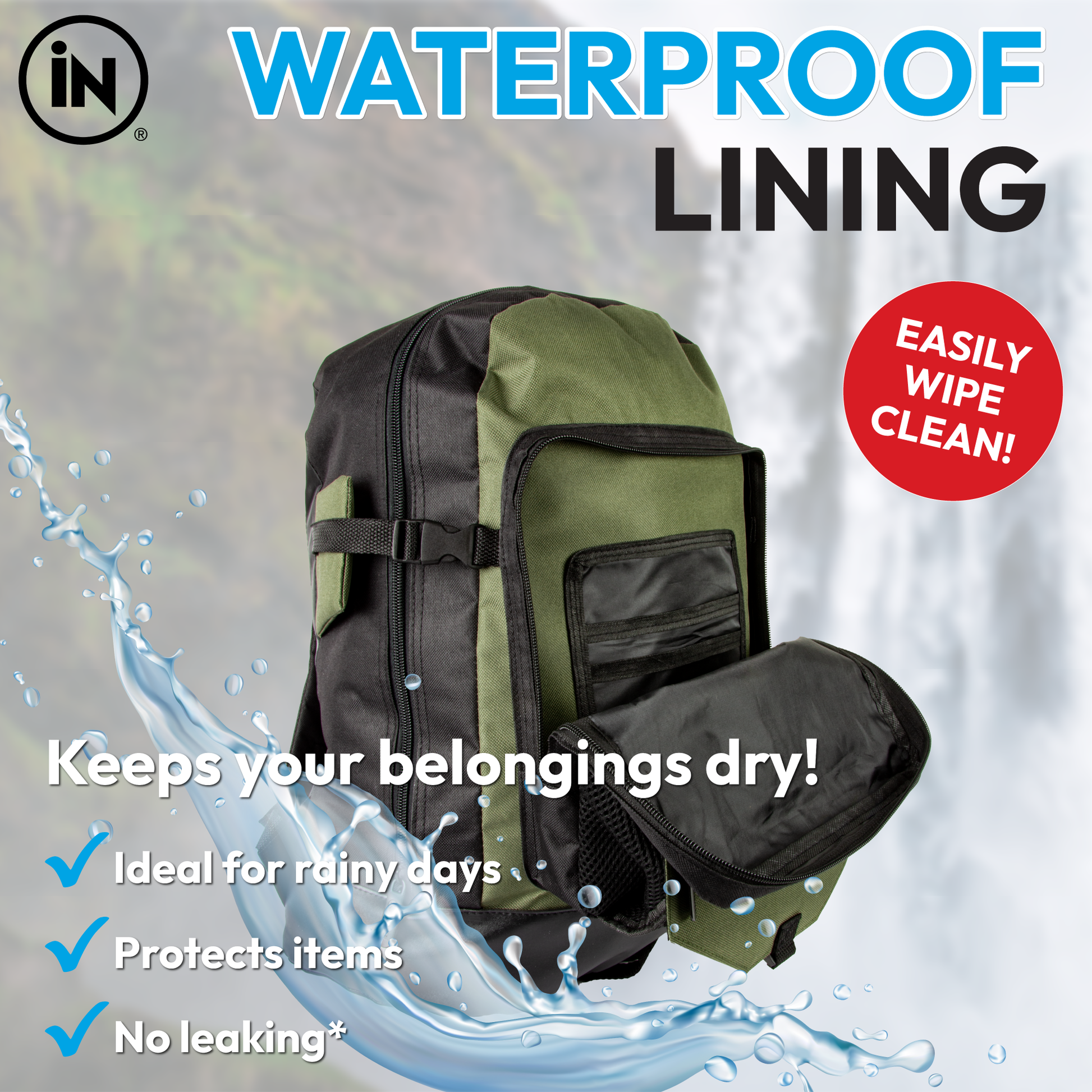 Waterproof Travel Backpack - iN Travel - DSL