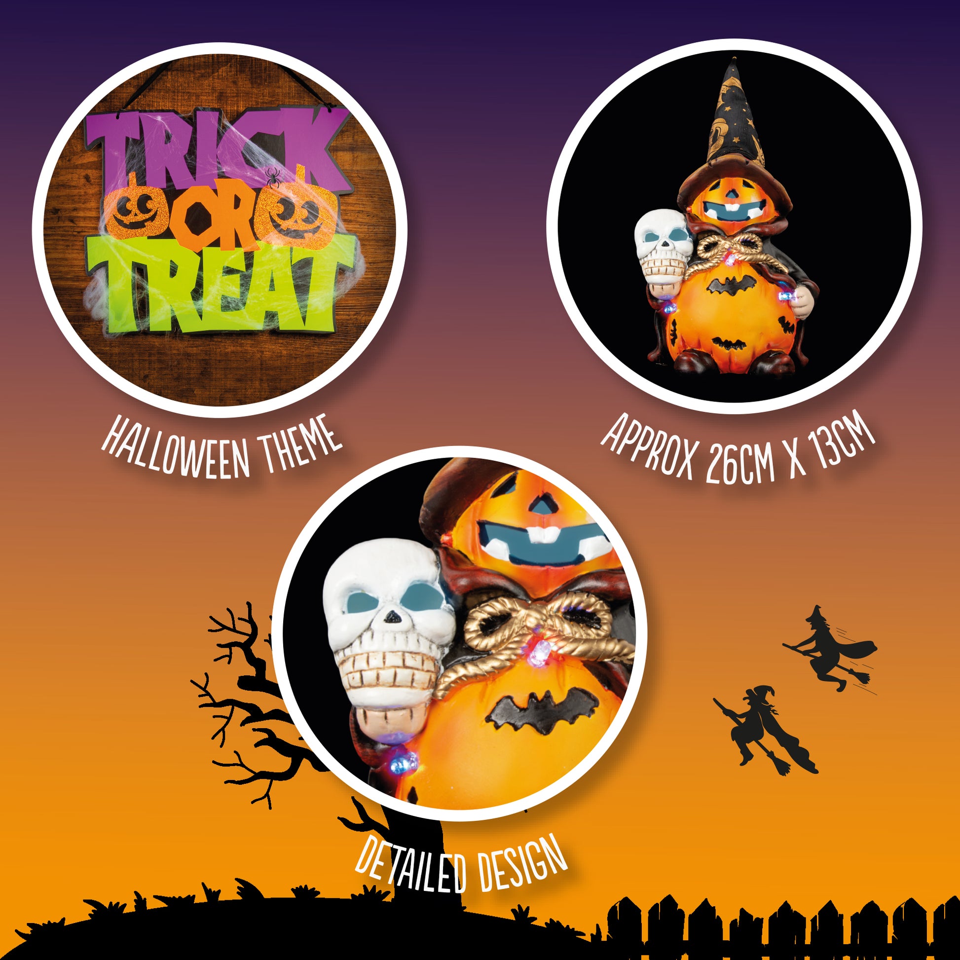 LED Pumpkin Witch - DSL
