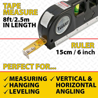 8-in-1 Multi-Purpose Laser Level - TuuLKIT - DSL
