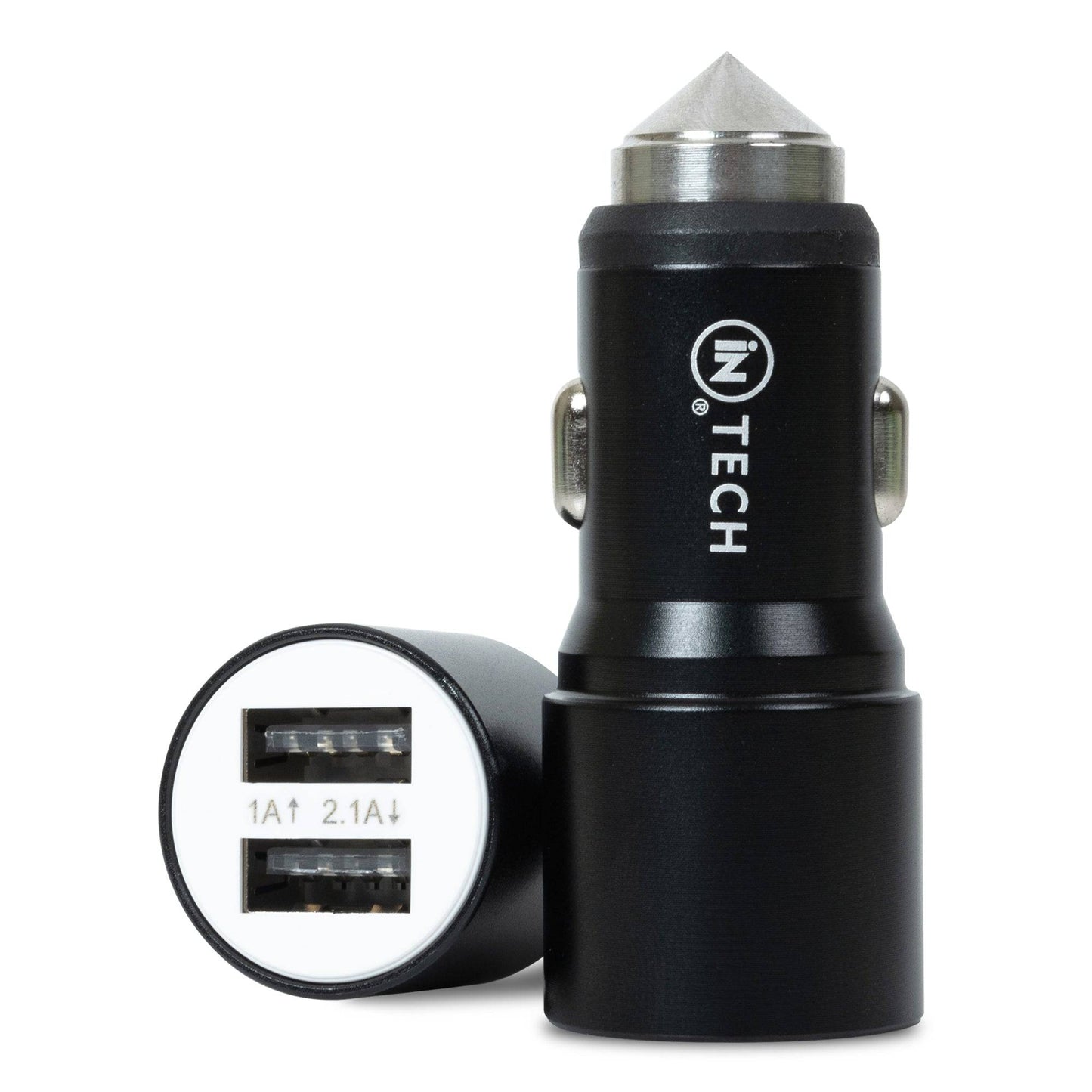 USB Car Adaptor (Black) - iN Tech - DSL