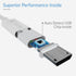 Micro USB Cable Charger and Data Transfer Cable 1.2m (White) - iN Tech - DSL