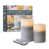 LED Flameless Candles Set with Remote Control (Set of 2) - DSL