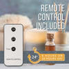 LED Flameless Candles Set with Remote Control (Set of 3) - DSL