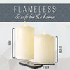 Neutral Flameless LED Candles (Set of 2) - DSL