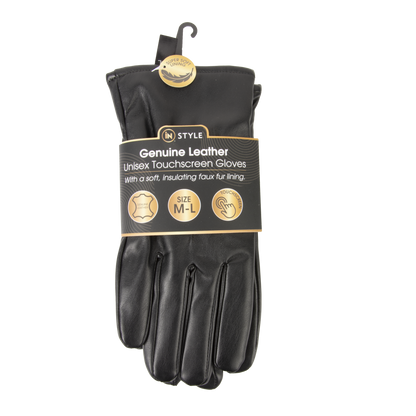 Leather Unisex Touchscreen Gloves - iN Style - DSL