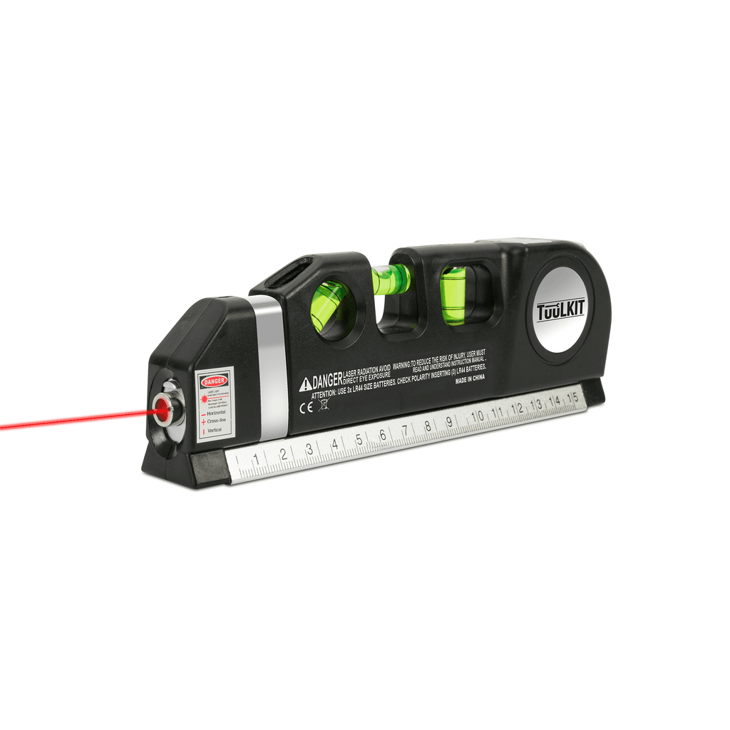 8ft Ruler Tape Measure AxGear Multifunction Laser Level Ruler, 8Ft In Inches And ...