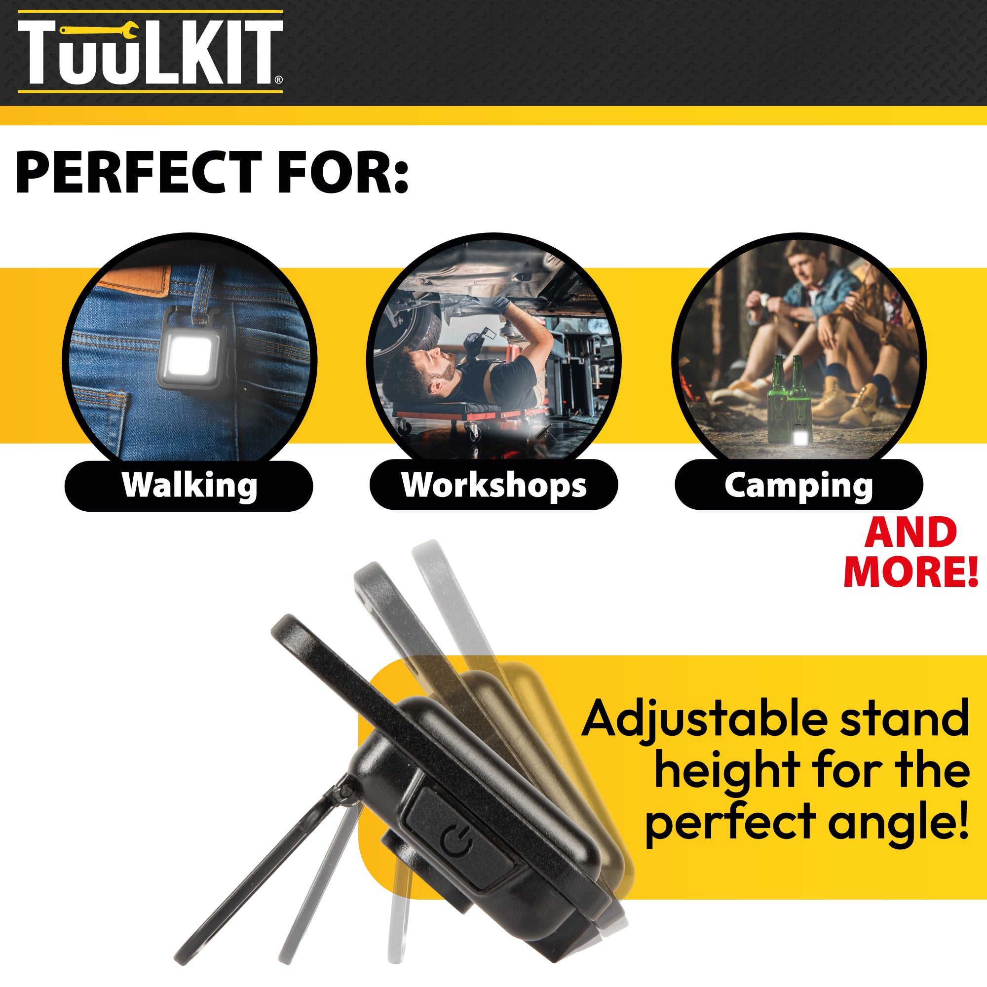 Mini rechargeable LED Work Light - TuuLKIT - DSL