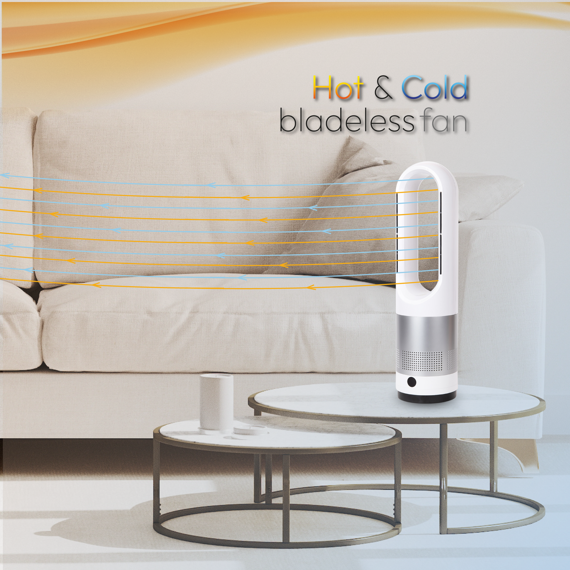 Heating & Cooling Bladeless Fan - DSL