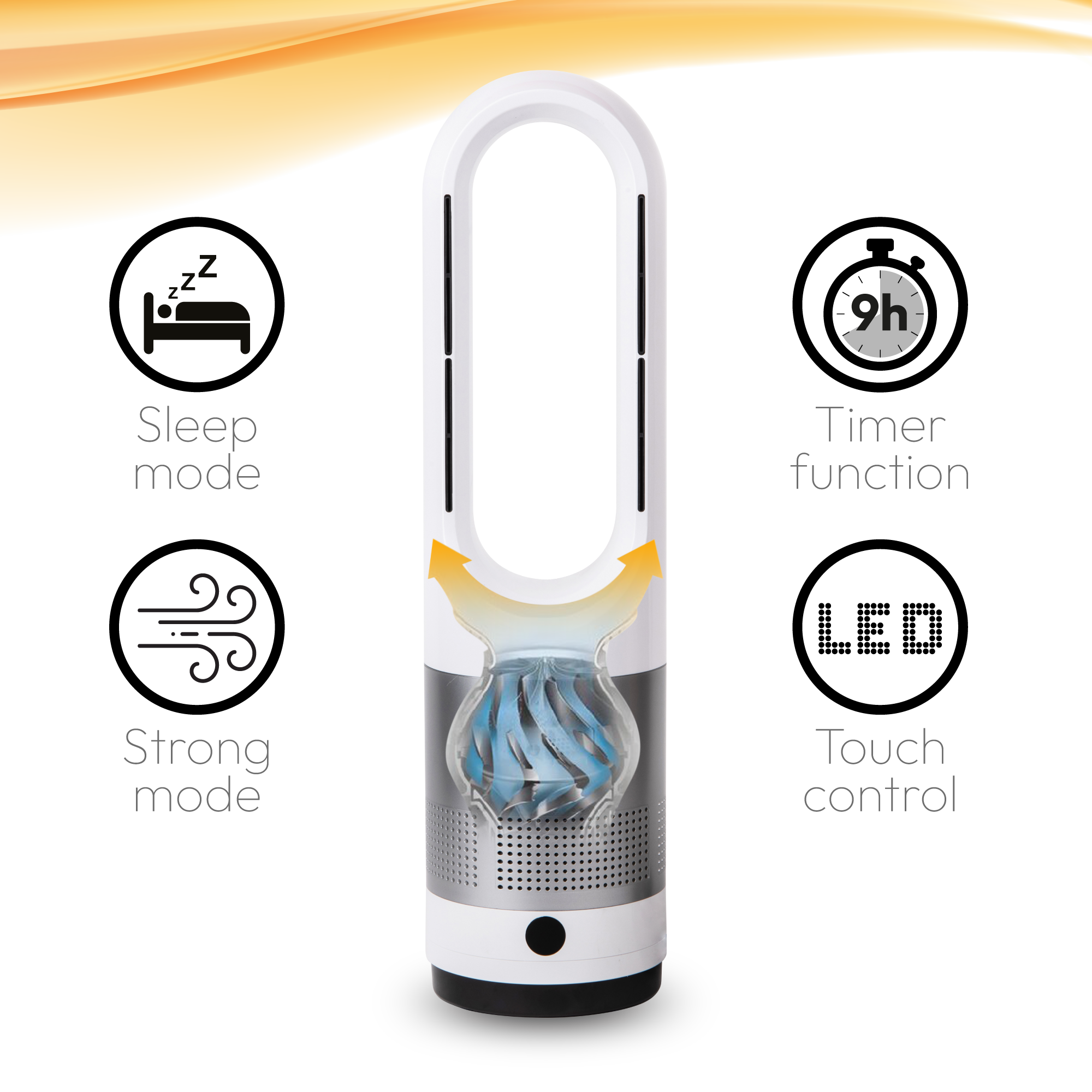 Heating & Cooling Bladeless Fan - DSL
