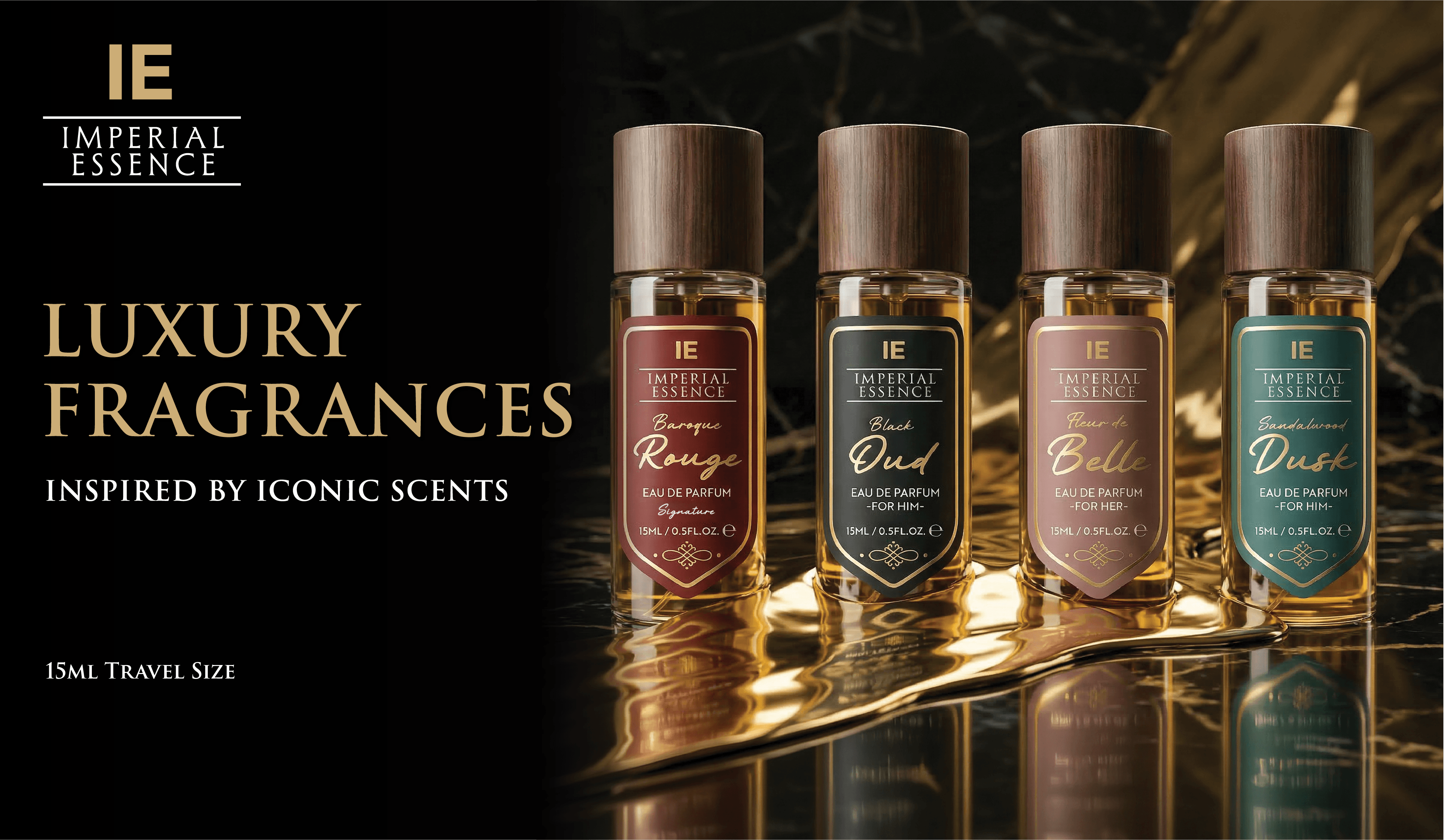 Imperial Essence travel perfume collection
